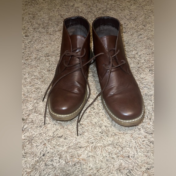 Mens brown ankle dress boot new size 10.5 - Picture 1 of 9